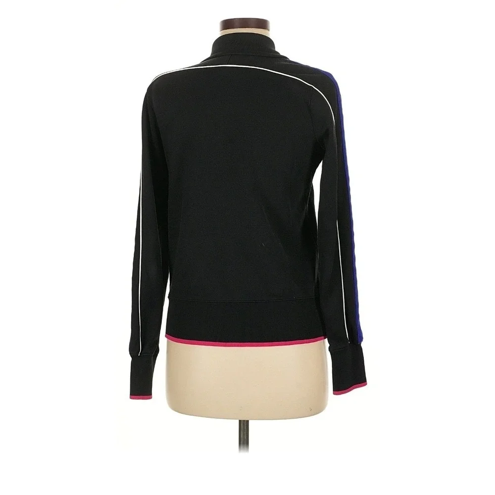Nike Women's Black Track Jacket Zip‎ Up Athletic Sportswear Size Medium